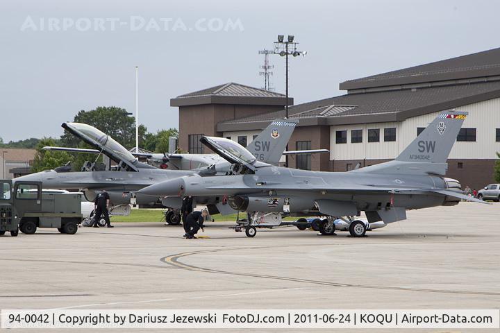 94-0042, Lockheed F-16CM Fighting Falcon C/N CC-194, F-16CJ Fighting Falcon 94-0042 SW from 77th FS Gamblers 20th FW Shaw AFB, SC