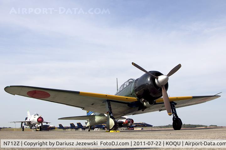 N712Z, 1942 Mitsubishi A6M3 Reisen (Zero) C/N 3869, Mitsubishi A6M3 Zero CN 3869, NX712Z