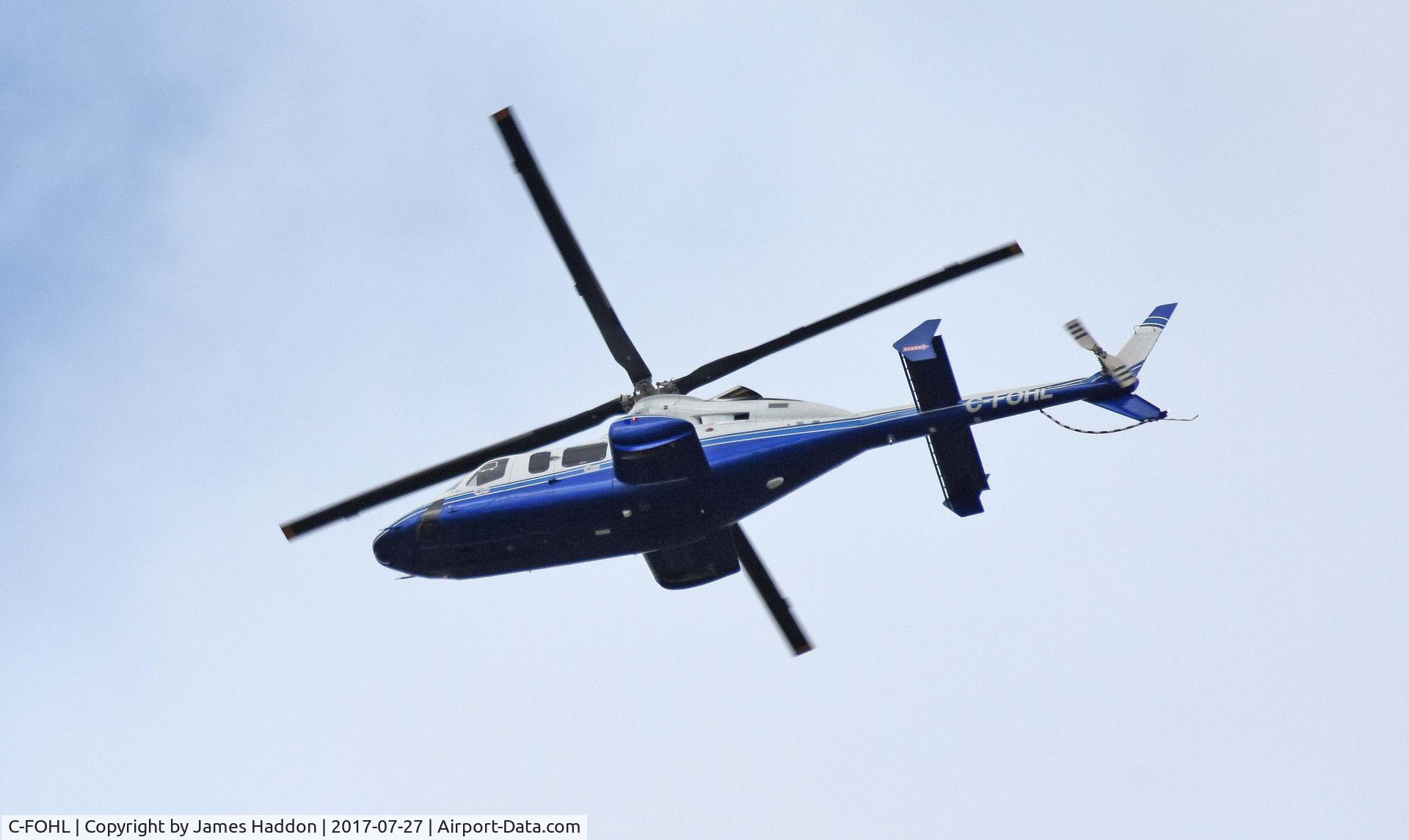 C-FOHL, 2004 Bell 430 C/N 49103, Flying south Barrie, On. to Toronto