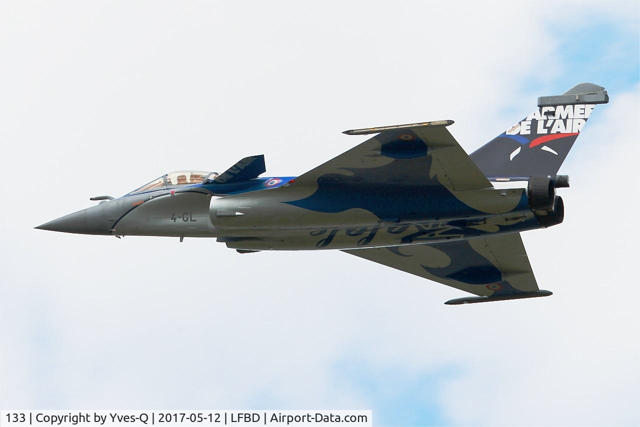 133, Dassault Rafale C C/N 133, Dassault Rafale C, Flight before break over Bordeaux-Mérignac Air Base 106 (LFBD-BOD) Open day 2017