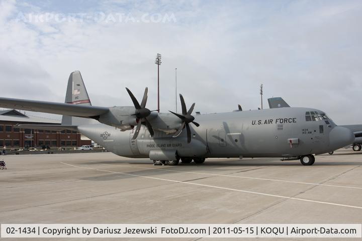 02-1434, 2002 Lockheed Martin C-130J-30 Super Hercules C/N 382-5547, C-130J Hercules 02-1434 from 143rd AS 143rd AS Quonset Point ANGS, RI