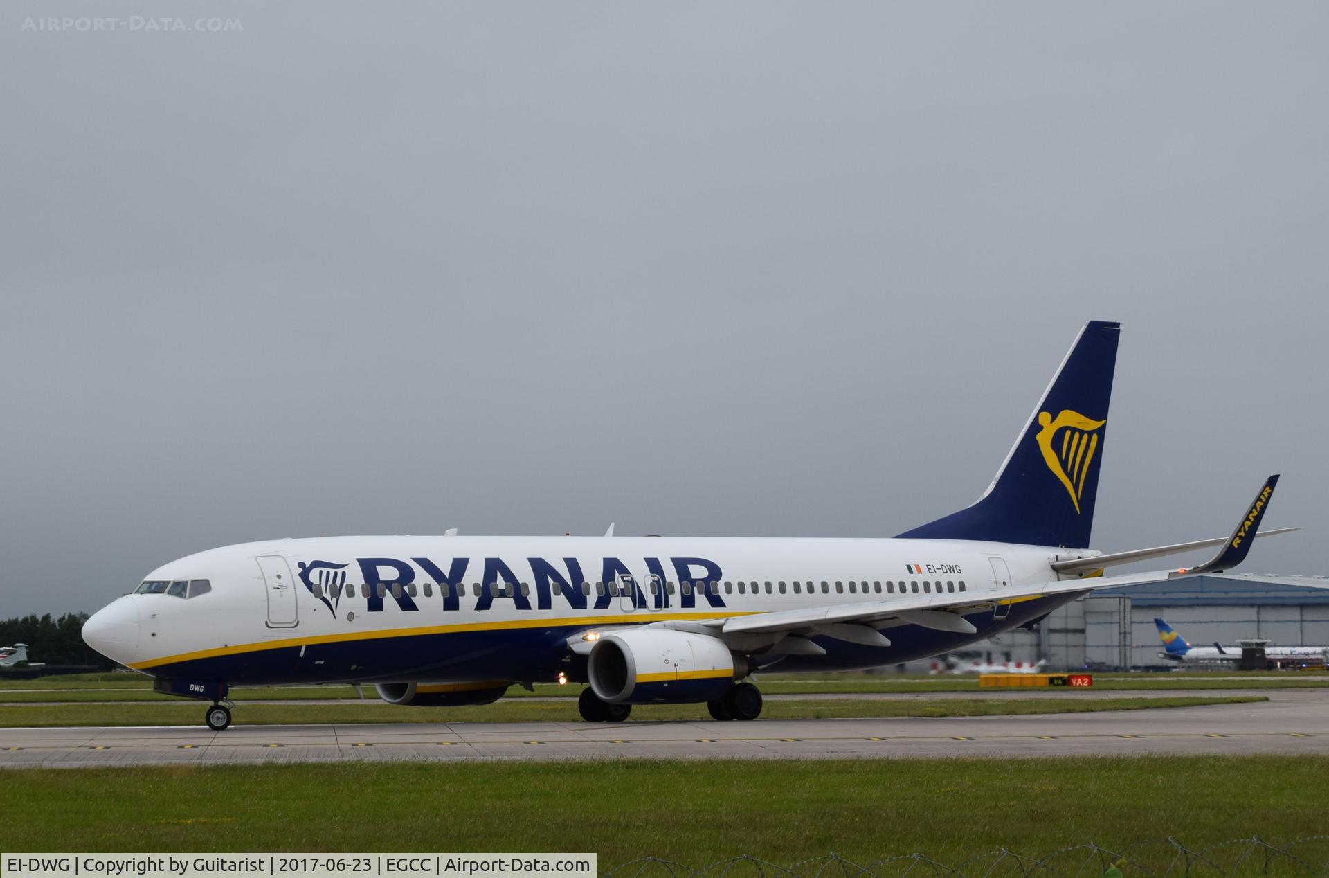 EI-DWG, 2007 Boeing 737-8AS C/N 33620, At Manchester