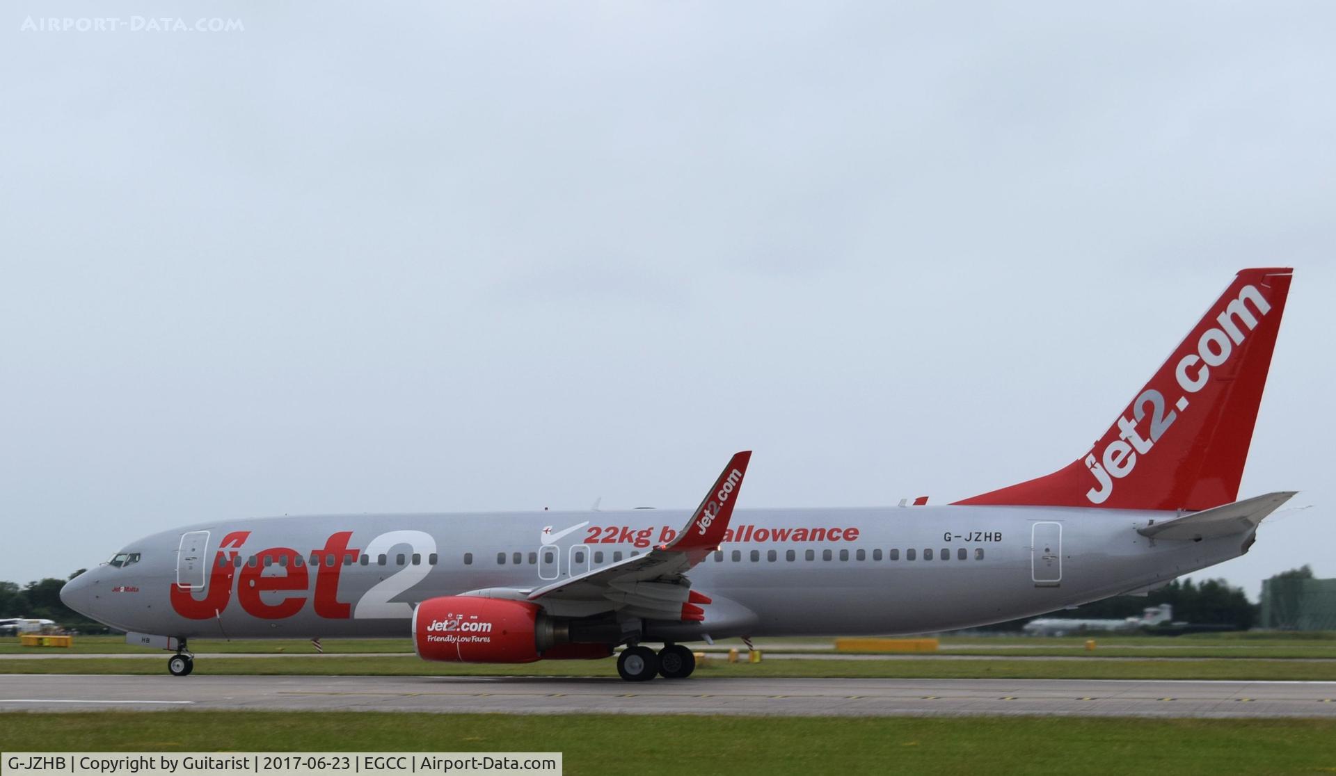 G-JZHB, 2000 Boeing 737-8K5 C/N 28623, At Manchester