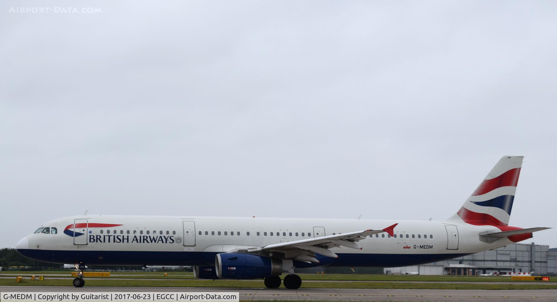 G-MEDM, 2006 Airbus A321-231 C/N 2799, At Manchester