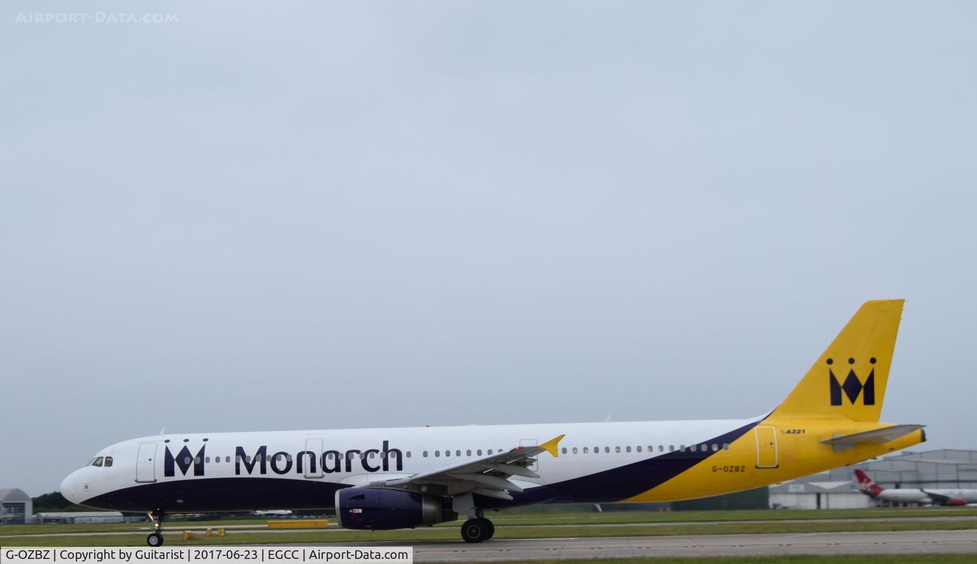 G-OZBZ, 2001 Airbus A321-231 C/N 1421, At Manchester