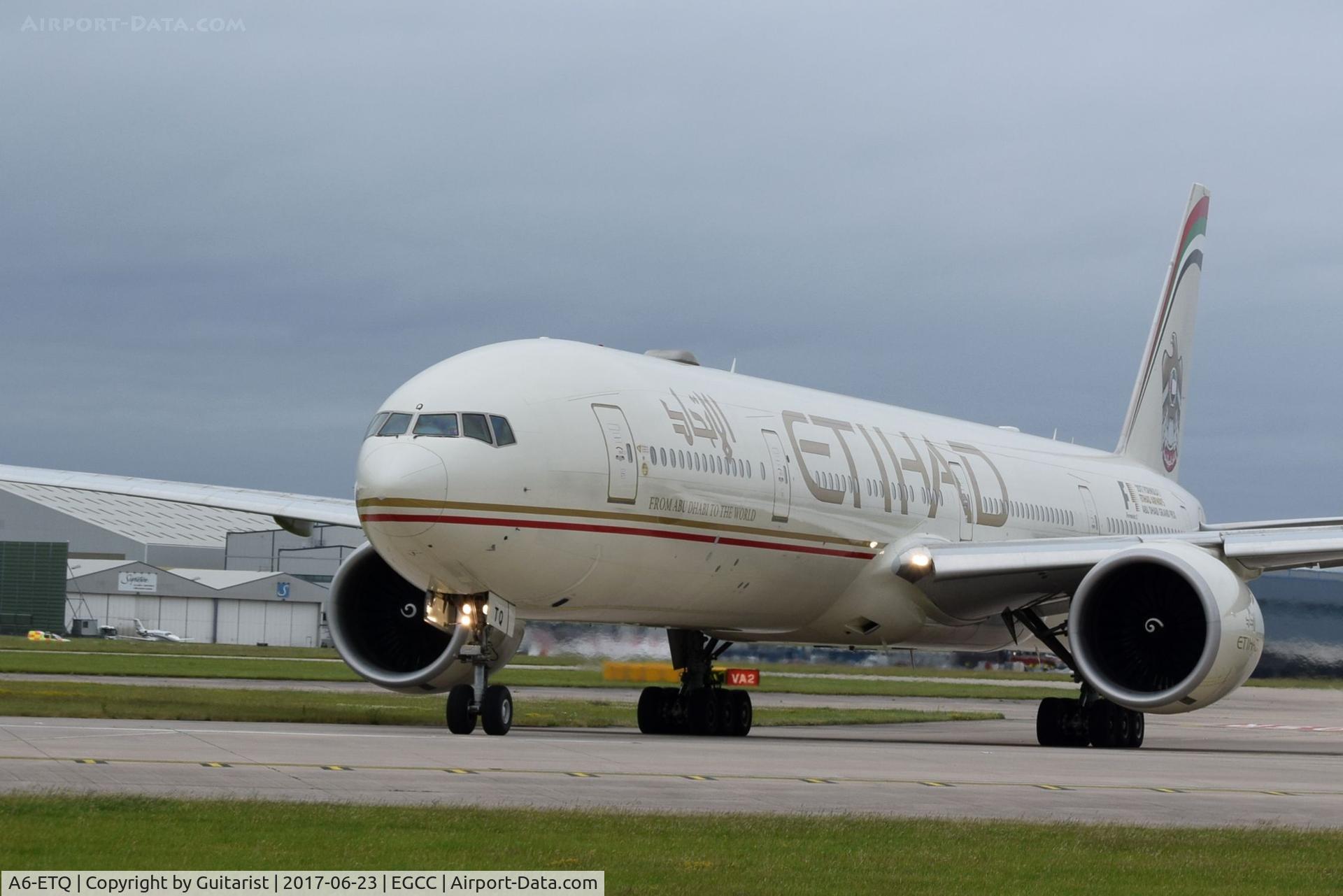 A6-ETQ, 2013 Boeing 777-3FX/ER C/N 41700, At Manchester