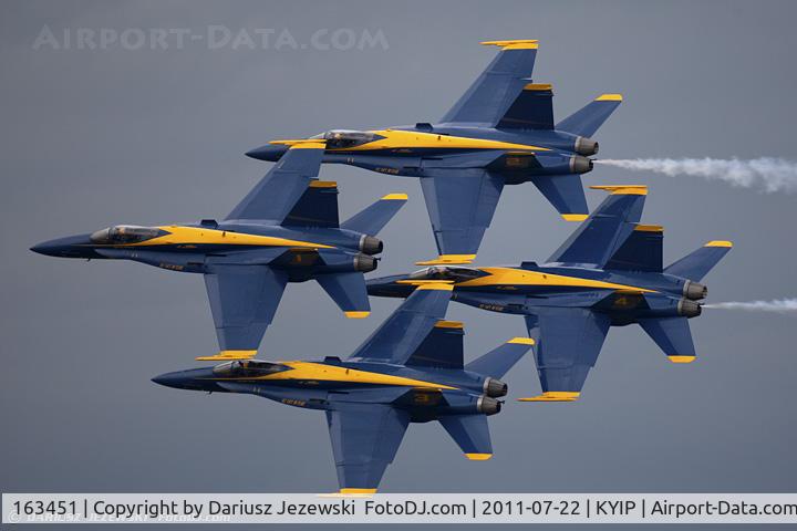 163451, 1988 McDonnell Douglas F/A-18C Hornet C/N 0662/C020, United States Navy Flight Demonstration Squadron Blue Angels