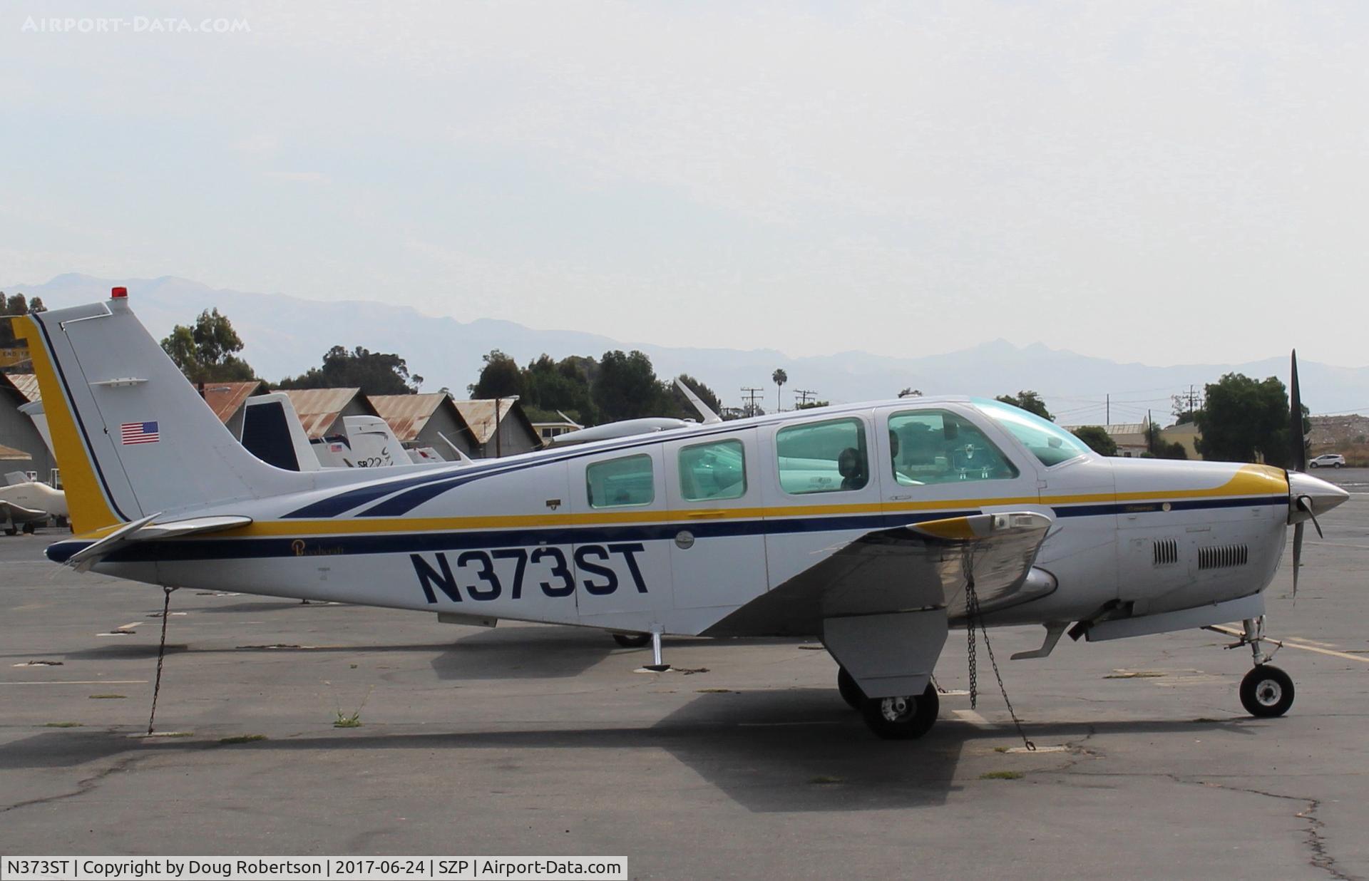 N373ST, 1982 Beech B36TC Bonanza C/N EA-308, 1982 Beech B36TC TURBO, Continental TSIO-550-UB 300 Hp, Experimental class
