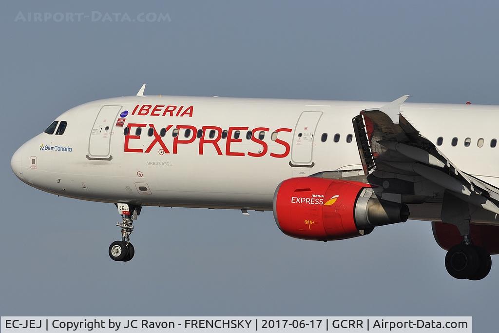 EC-JEJ, 2005 Airbus A321-211 C/N 2381, Iberia Express from Madrid (MAD)