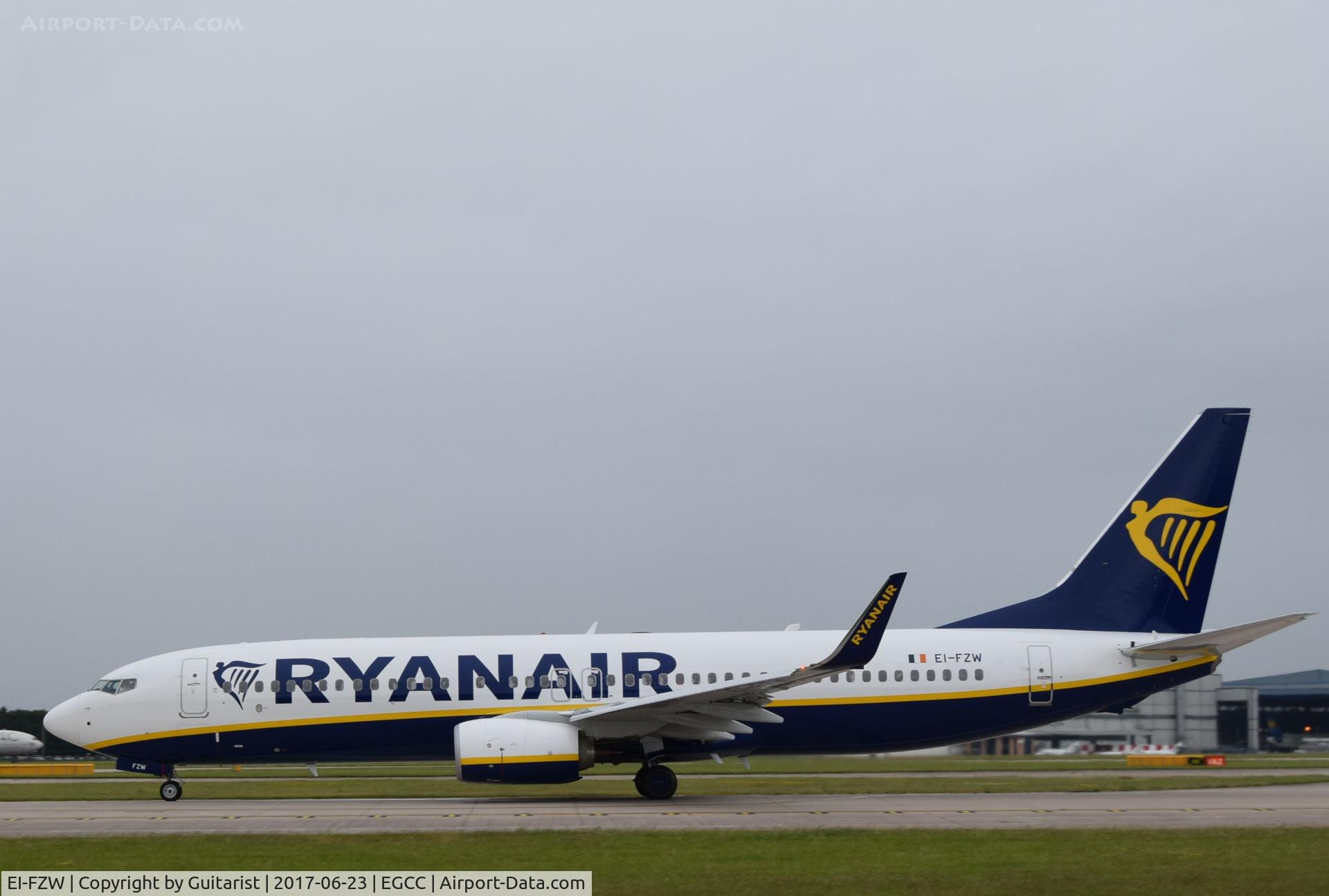 EI-FZW, 2000 Boeing 737-8AS C/N 44795, At Manchester