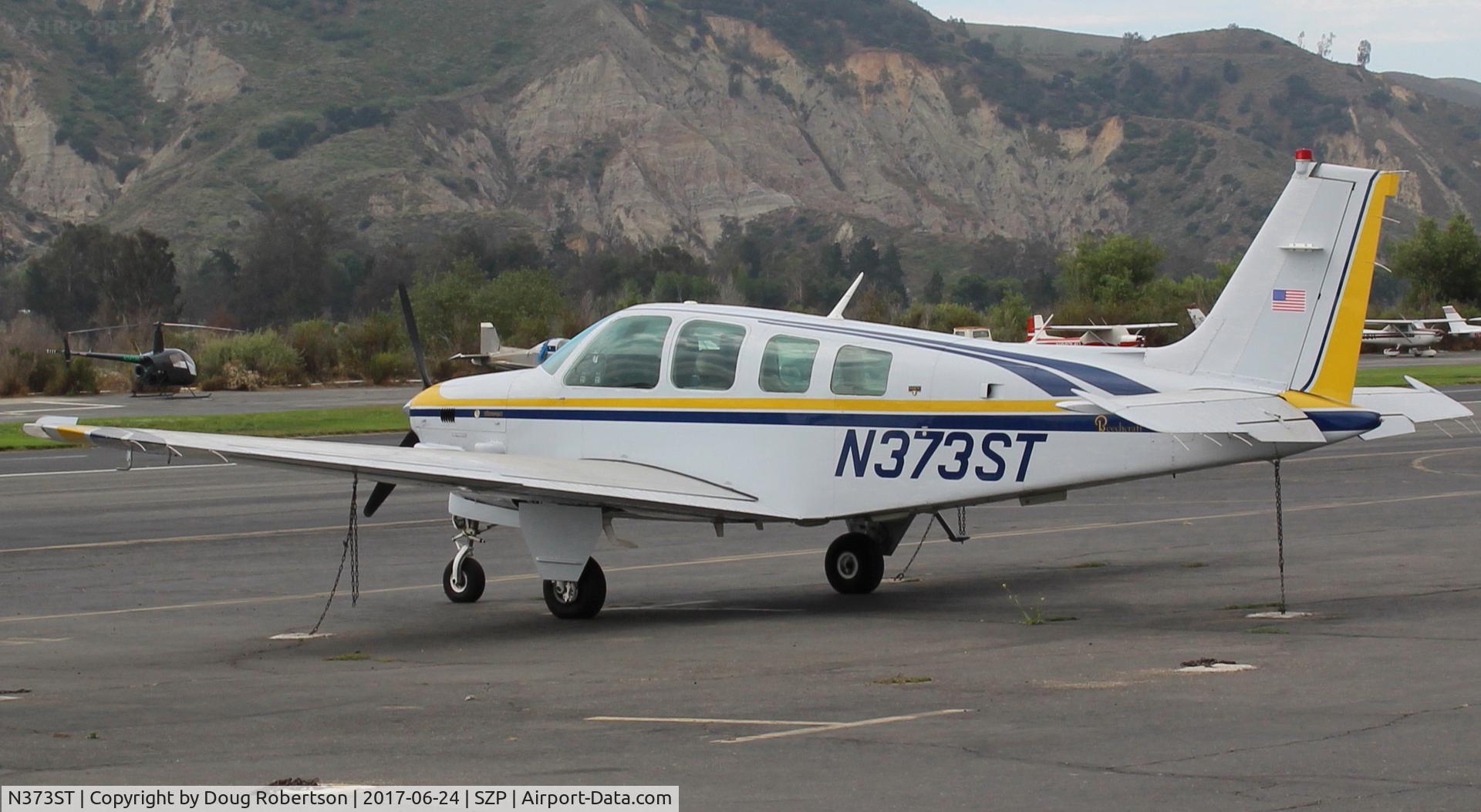 N373ST, 1982 Beech B36TC Bonanza C/N EA-308, 1982 Beech B36TC TURBO, Contnental TSIO-550-UB 300 Hp, Experimental class