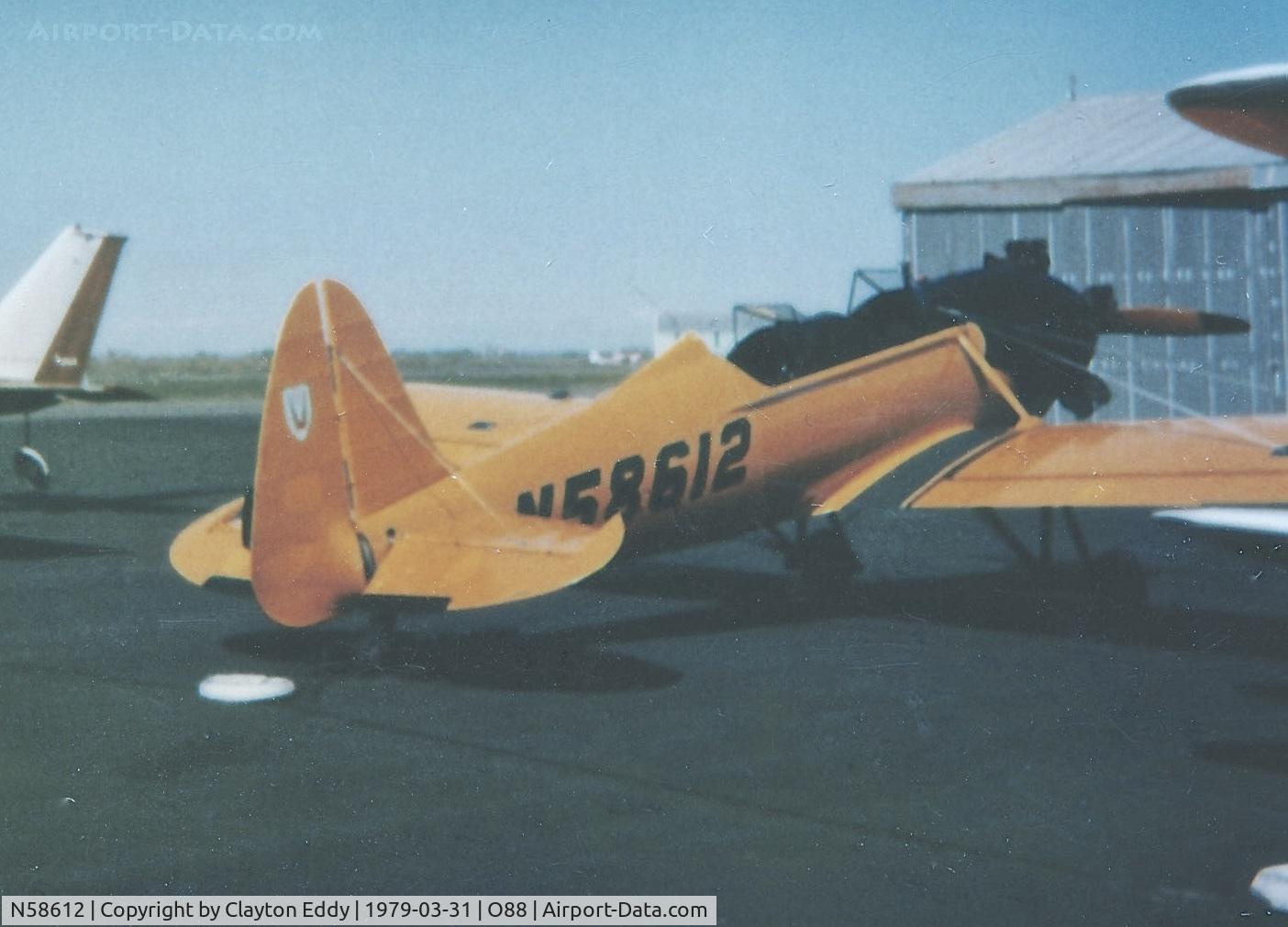 N58612, 1942 Ryan PT-22 Recruit (ST3KR) C/N 1716, 1979 old Rio Vista Airport California.