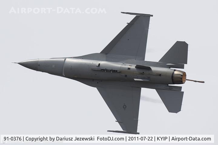 91-0376, 1991 General Dynamics F-16C Fighting Falcon C/N CC-74, F-16CJ Fighting Falcon 91-0376 SW from 77th FS Gamblers 20th FW Shaw AFB, SC