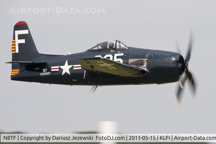 N8TF, 1948 Grumman F8F-2 (G58) Bearcat C/N D.1190, Grumman F8F-2 CN 122637, NX8TF