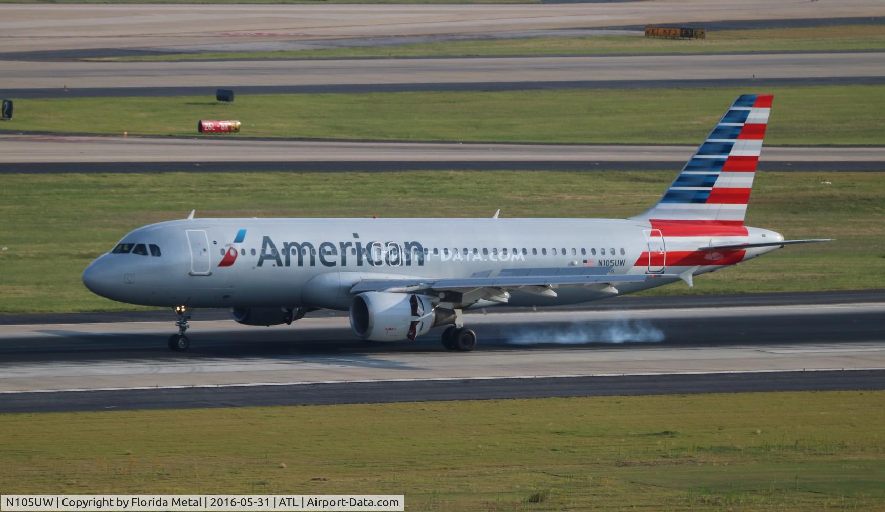 N105UW, 1999 Airbus A320-214 C/N 0868, American