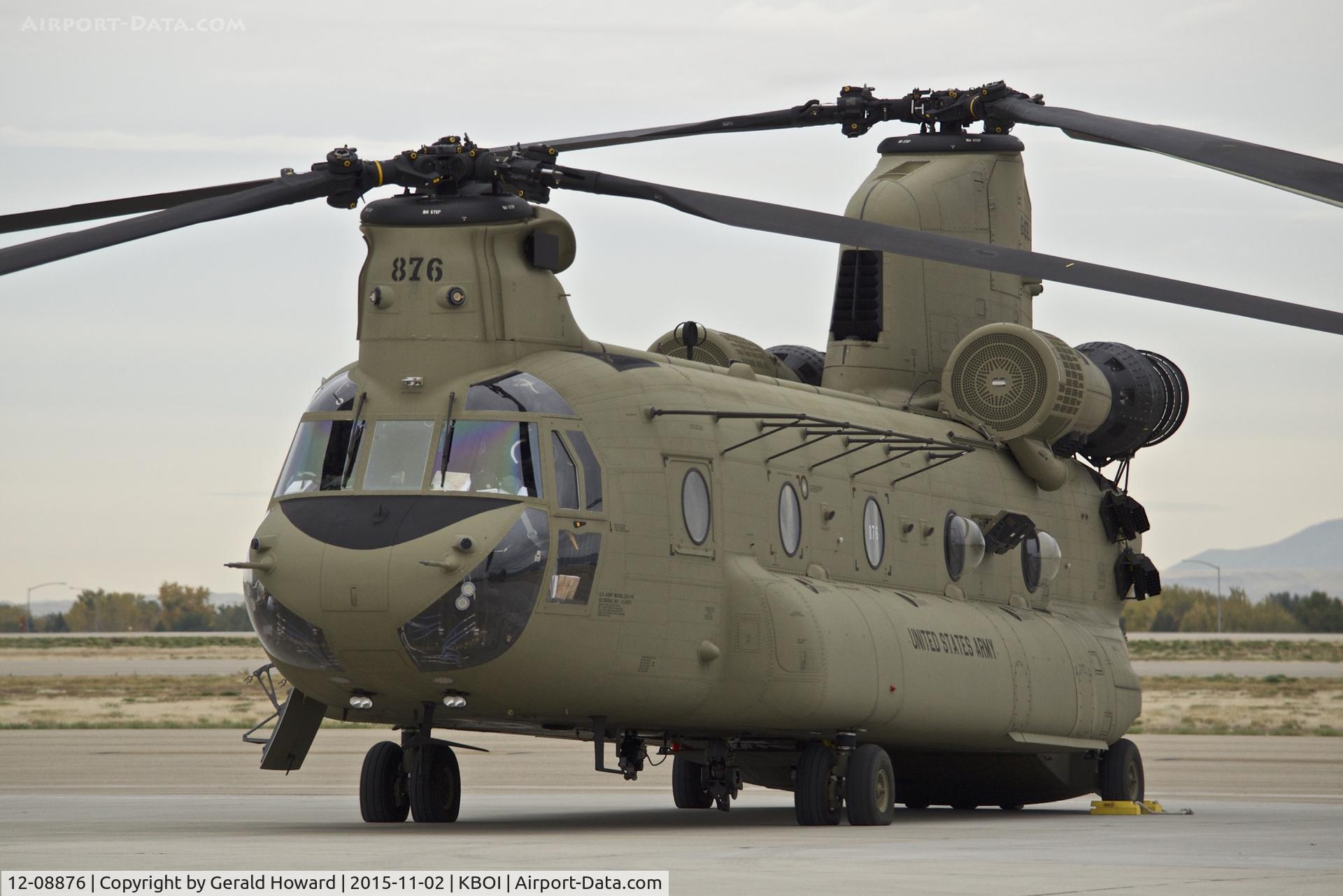 12-08876, 2012 Boeing CH-47F Chinook C/N M.8876, Parked on south GA ramp.