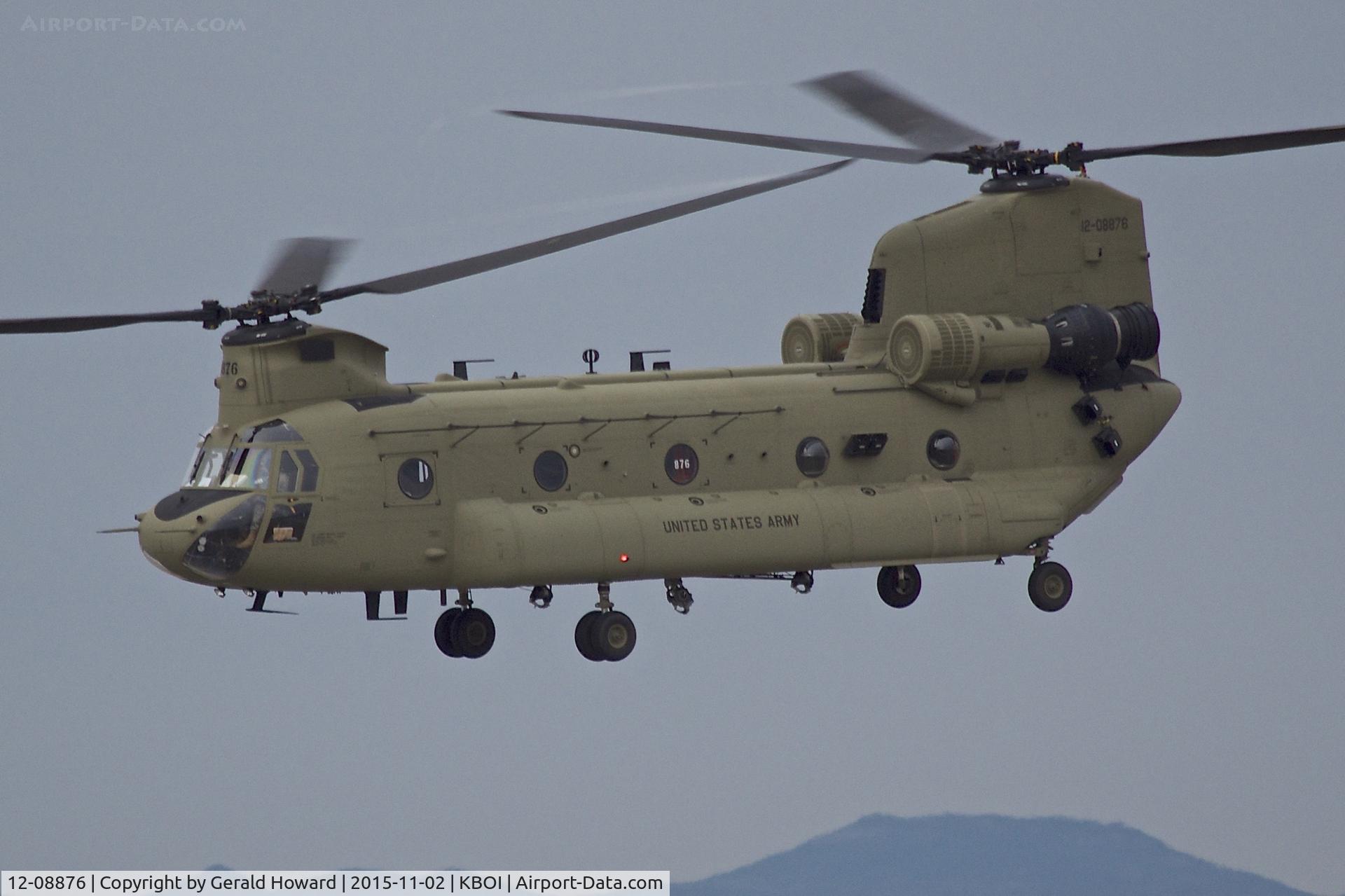 12-08876, 2012 Boeing CH-47F Chinook C/N M.8876, Departing RWY 10R.