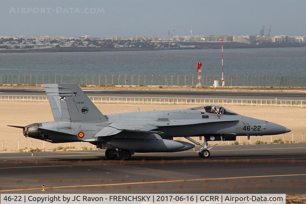 46-22, McDonnell Douglas F/A-18A+ Hornet C/N 170/A132, Spanish Air Force