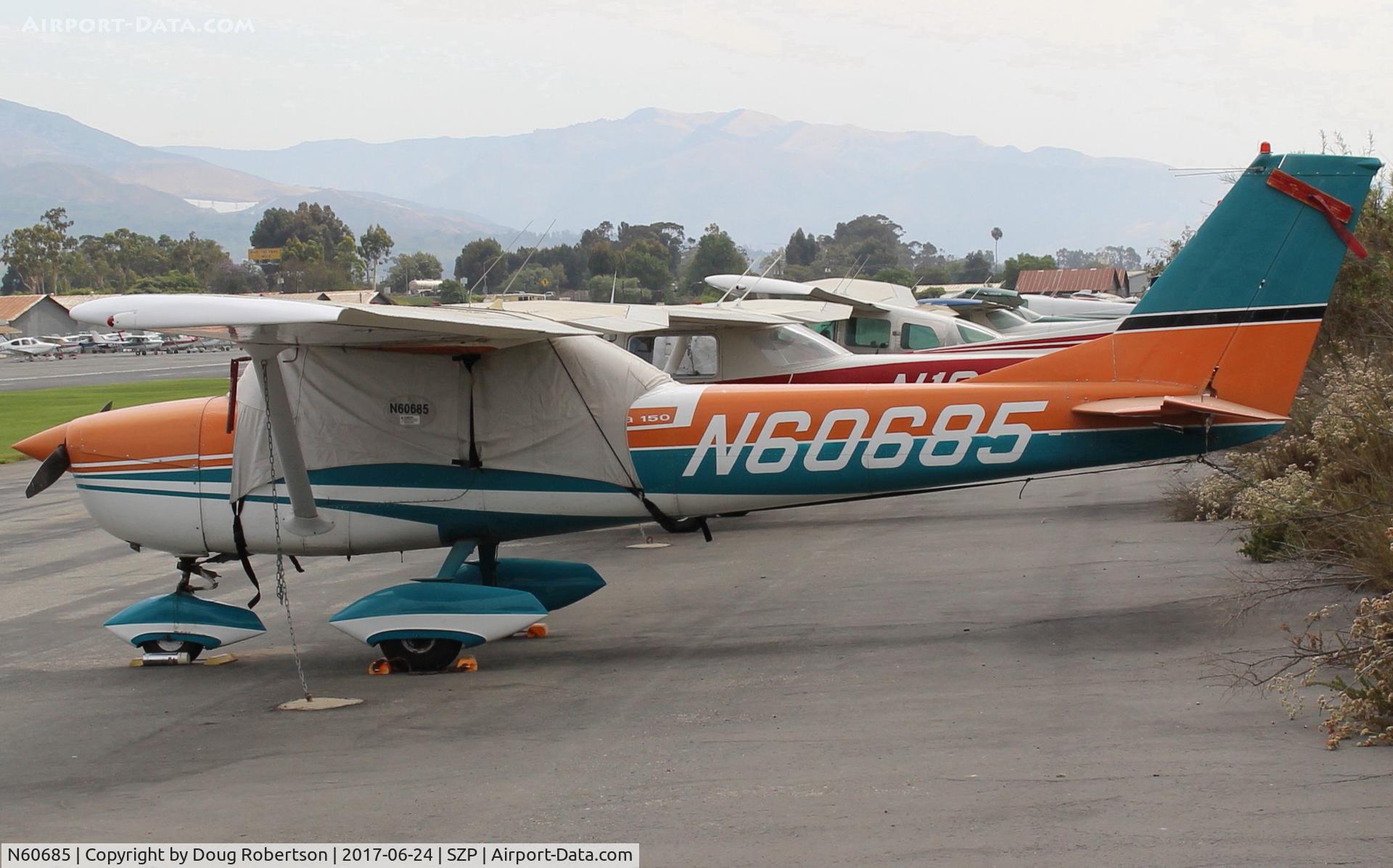 N60685, 1969 Cessna 150J C/N 15070500, 1969 Cessna 150J, Continental O-200 100 Hp