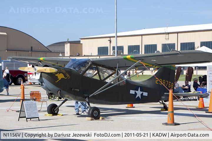 N1156V, 1943 Stinson L-5 Sentinel C/N 60507, Stinson L-5 Sentinel Gayle Ann CN 60507, N1156V