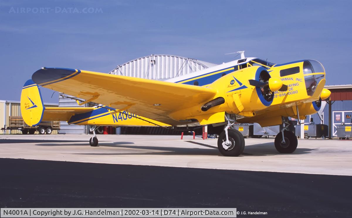 N4001A, 1956 Beech AT-11 Kansan C/N 5077, At Chorman Airport.