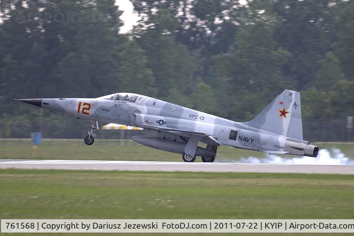 761568, Northrop F-5N Tiger II C/N L.1043, F-5N Tiger II 761568 AF-12 from VFC-13 Fighting Saints NAS Fallon, NV