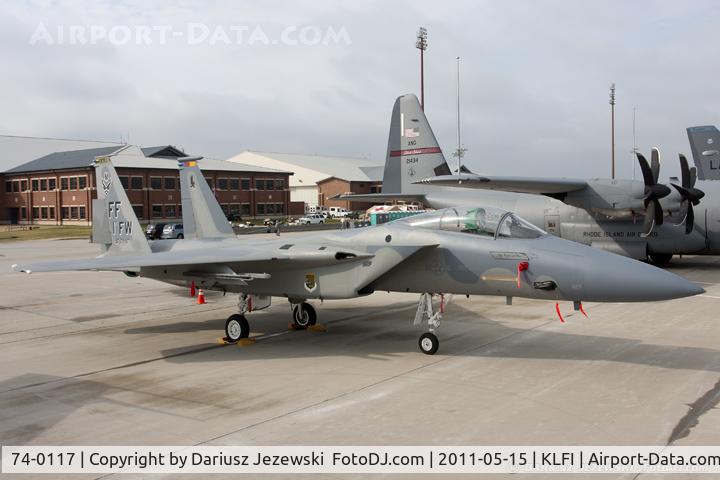 74-0117, 1974 McDonnell Douglas F-15A Eagle C/N 0093/A078, F-15A Eagle 74-0117 FF from 71st FS Iromen 1st FW Langley AFB, VA