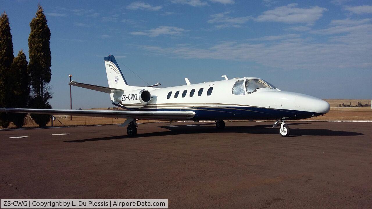 ZS-CWG, 1987 Cessna S550 Citation IIS C/N S550-0138, Landed FAMB