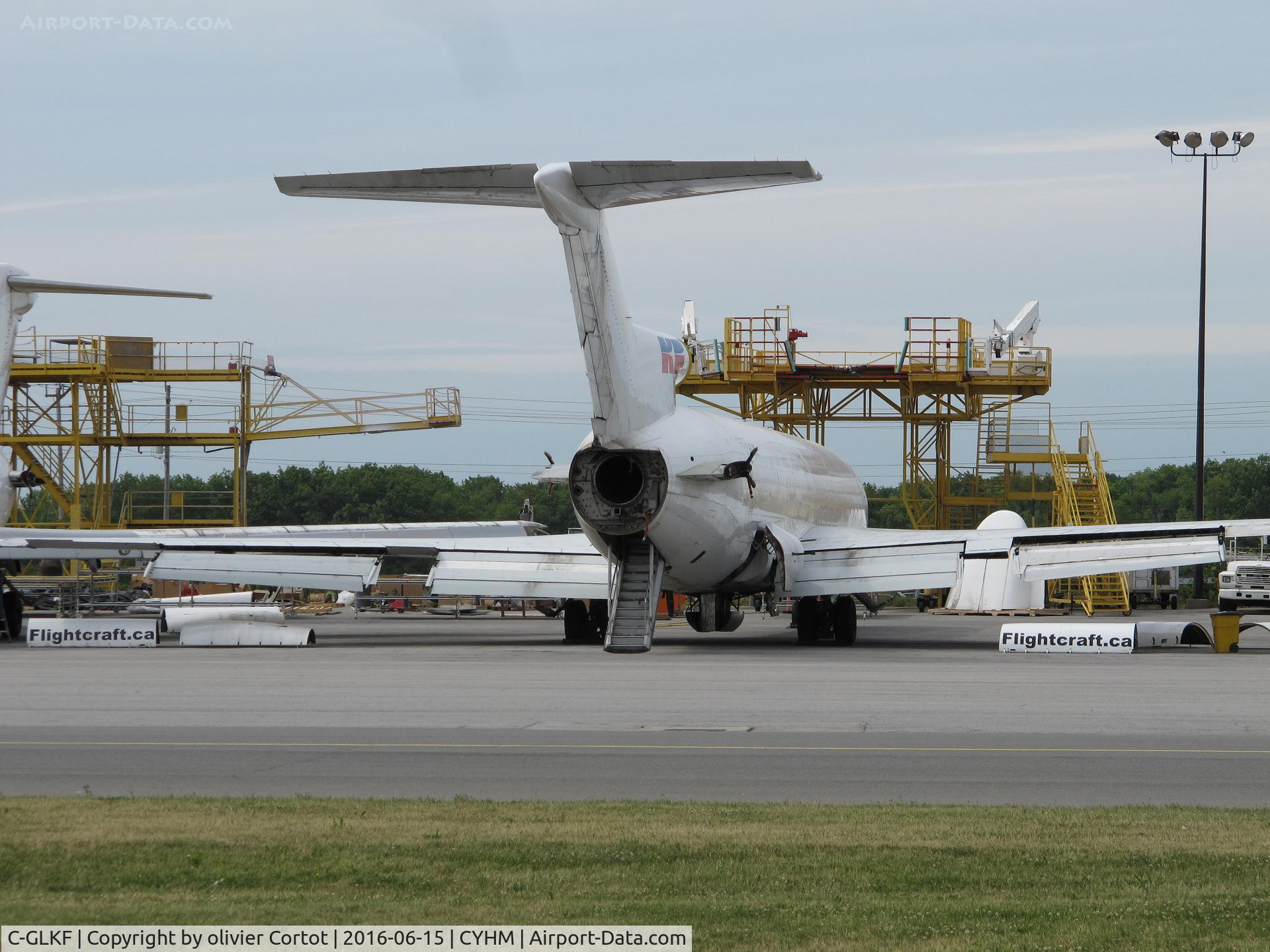 C-GLKF, 1975 Boeing 727-227 C/N 21118, the end...