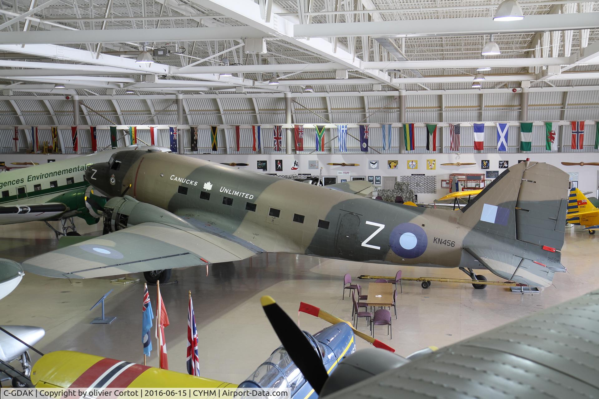 C-GDAK, 1939 Douglas DC-3-G202A C/N 2141, At home, CWHM