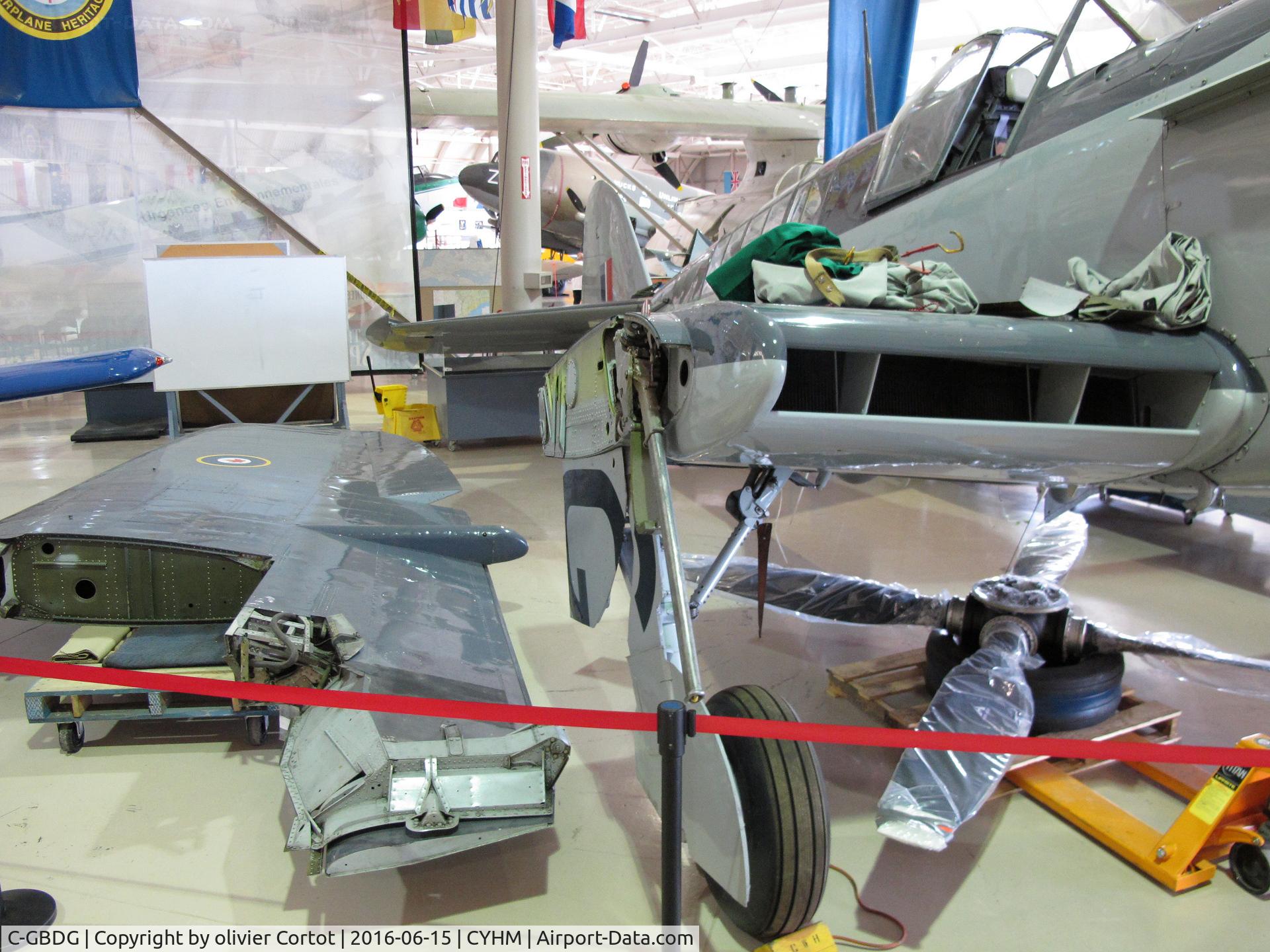 C-GBDG, 1951 Fairey Firefly AS.6 C/N F.8755, work in progress