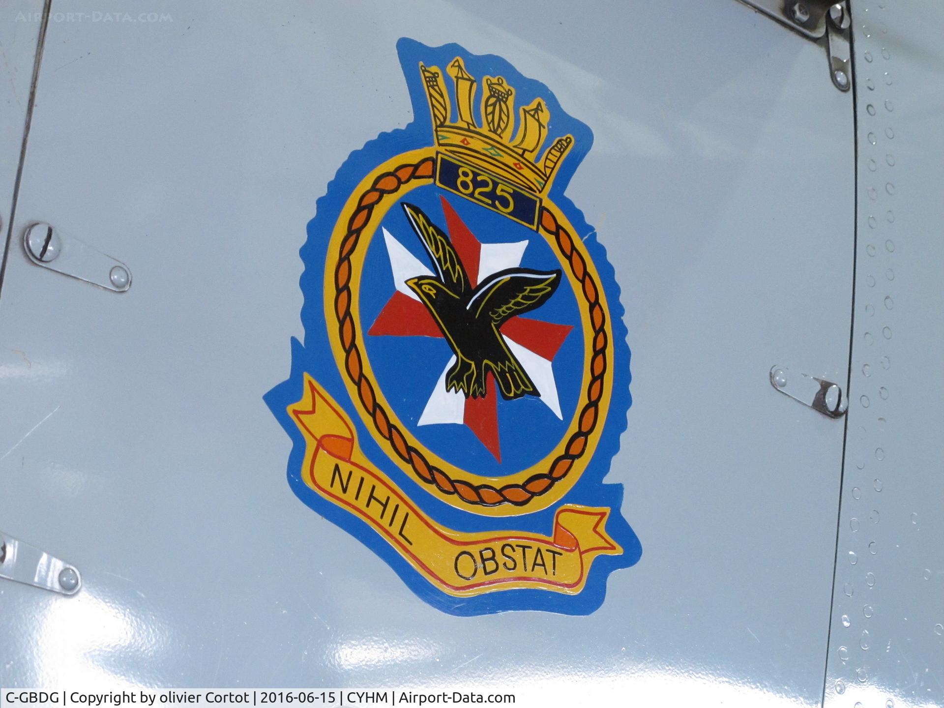 C-GBDG, 1951 Fairey Firefly AS.6 C/N F.8755, Squadron badge