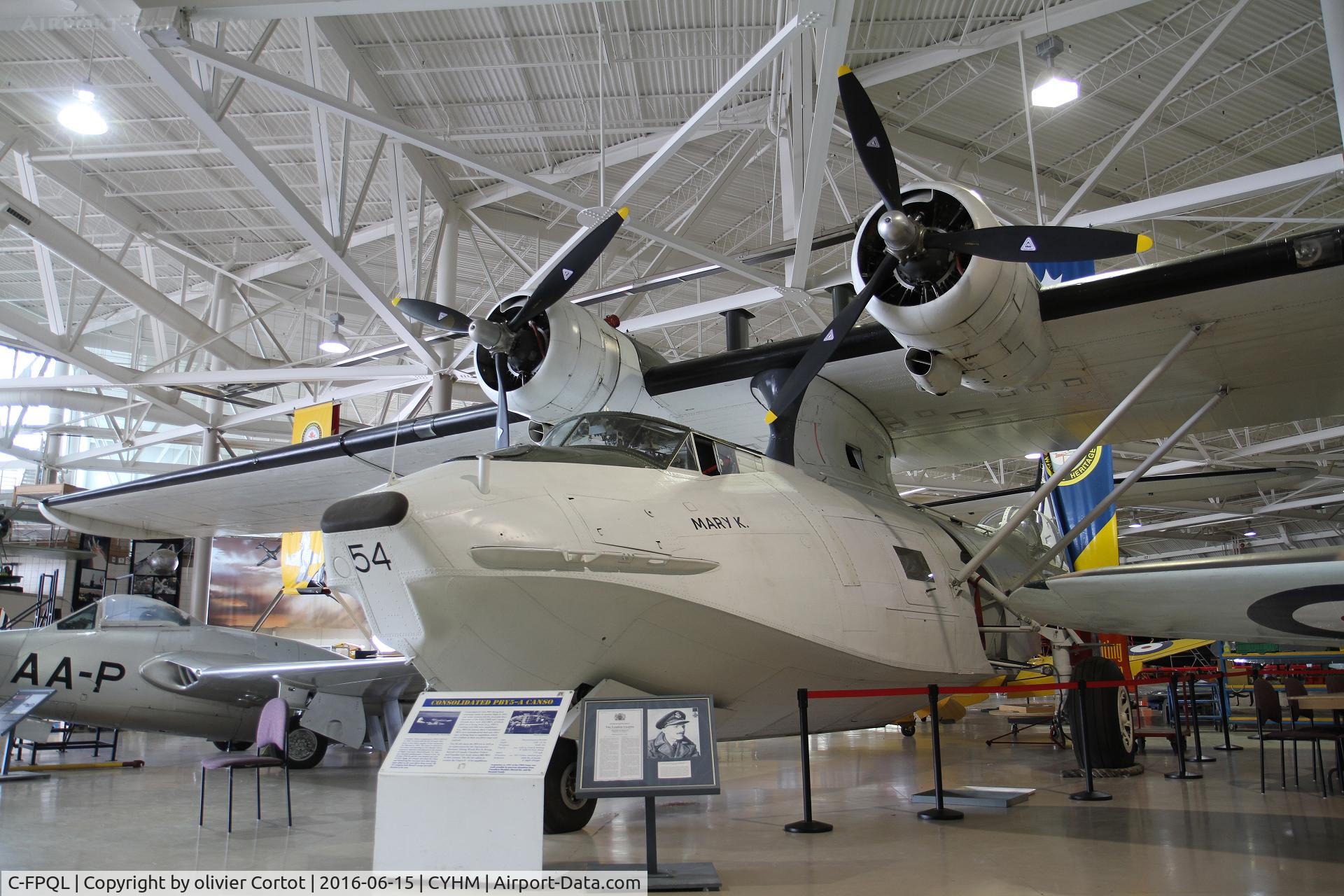 C-FPQL, 1940 Consolidated Vultee PBY-5A C/N CV-417, CWH museum