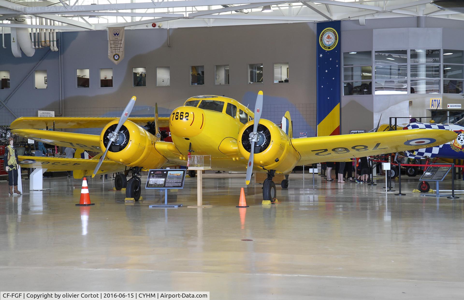CF-FGF, 1942 Cessna T-50 Bobcat C/N 1355, CWH museum