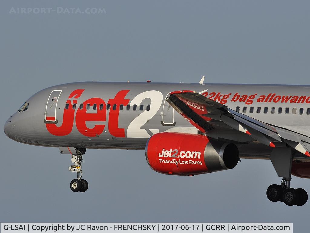 G-LSAI, 1987 Boeing 757-21B C/N 24016, Jet2 LS891 landing from Manchester (MAN)