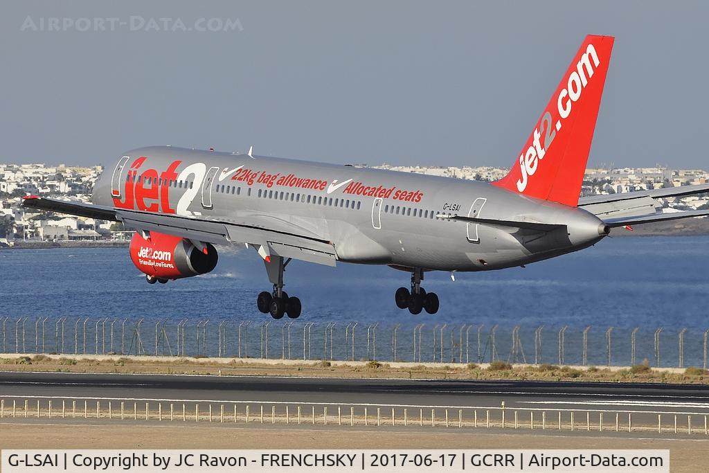 G-LSAI, 1987 Boeing 757-21B C/N 24016, Jet2 LS891 landing from Manchester (MAN)