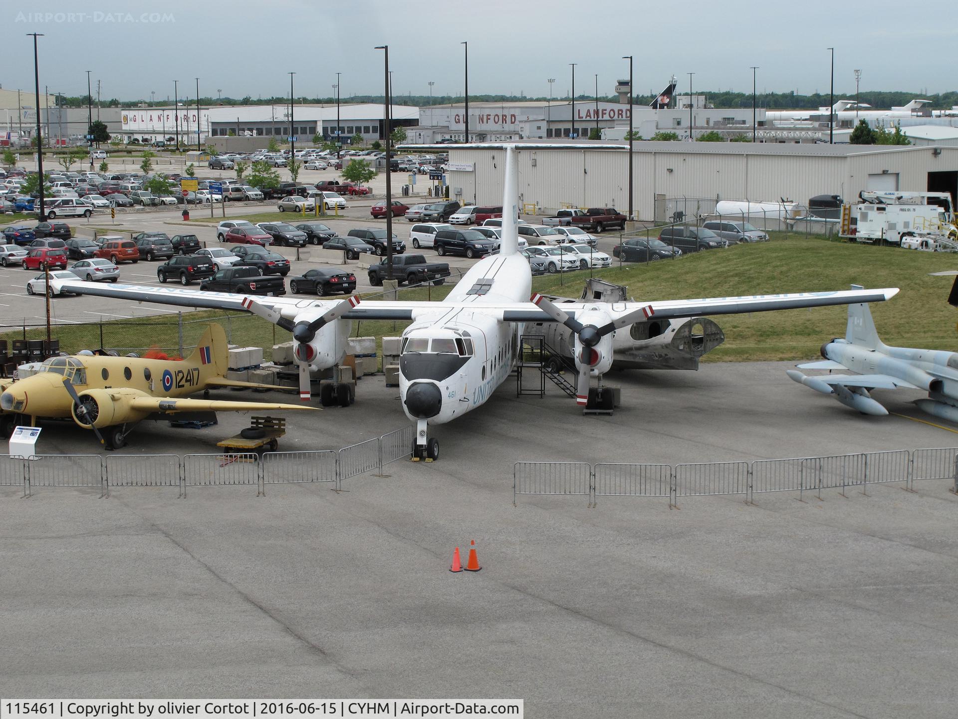 115461, De Havilland Canada CC-115 Buffalo C/N 85, view from the museum's balcony
