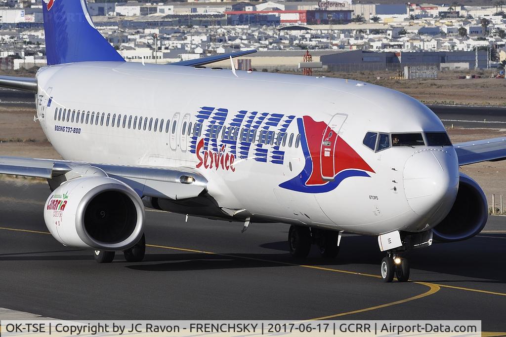 OK-TSE, 2014 Boeing 737-81D C/N 39437, Travel Service QS3121 to Deauville (DOL)
