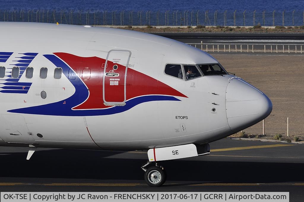 OK-TSE, 2014 Boeing 737-81D C/N 39437, Travel Service QS3121 to Deauville (DOL)