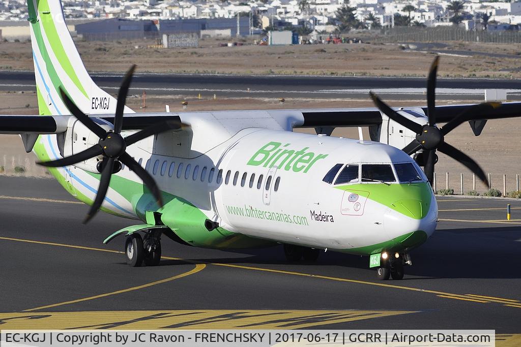 EC-KGJ, 2007 ATR 72-212A C/N 753, Binter Canarias NT505 to Las Palmas