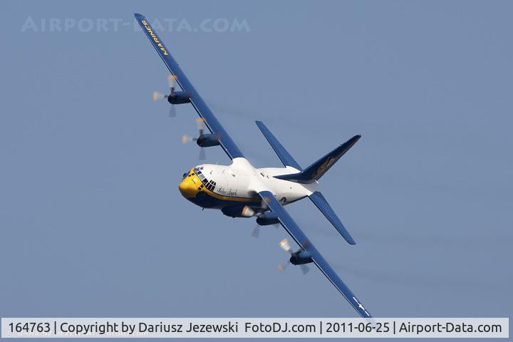 164763, 1992 Lockheed C-130T Hercules C/N 382-5258, C-130T Hercules 164763 Fat Albert from Blue Angels Demo Team NAS Pensacola, FL