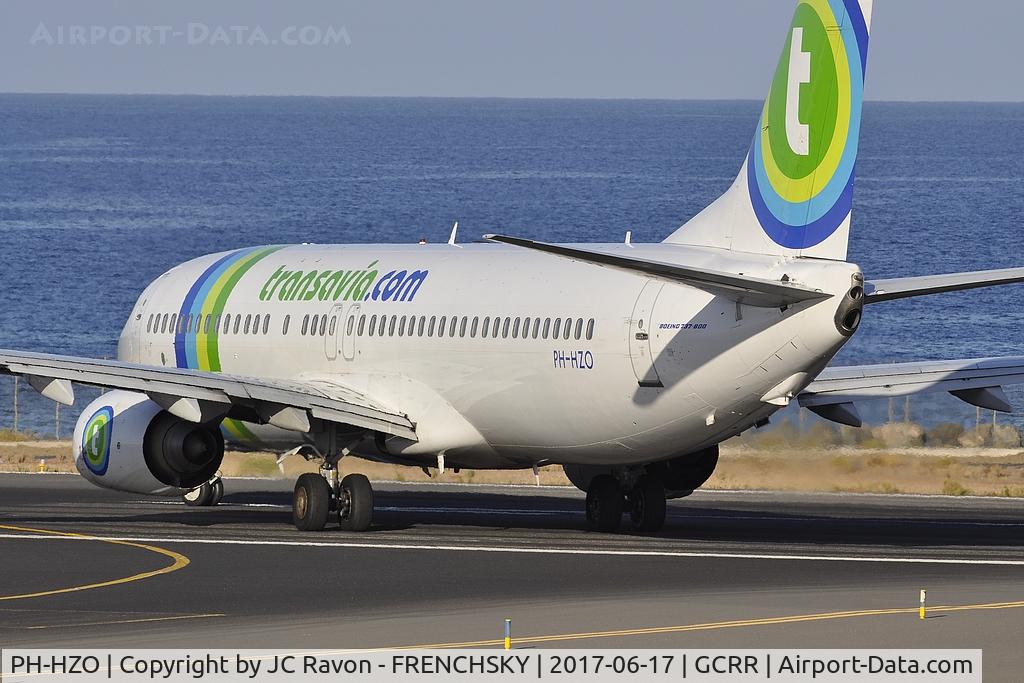 PH-HZO, 2007 Boeing 737-8K2 C/N 34169, Transavia take off runway 03 to Amsterdam (AMS)