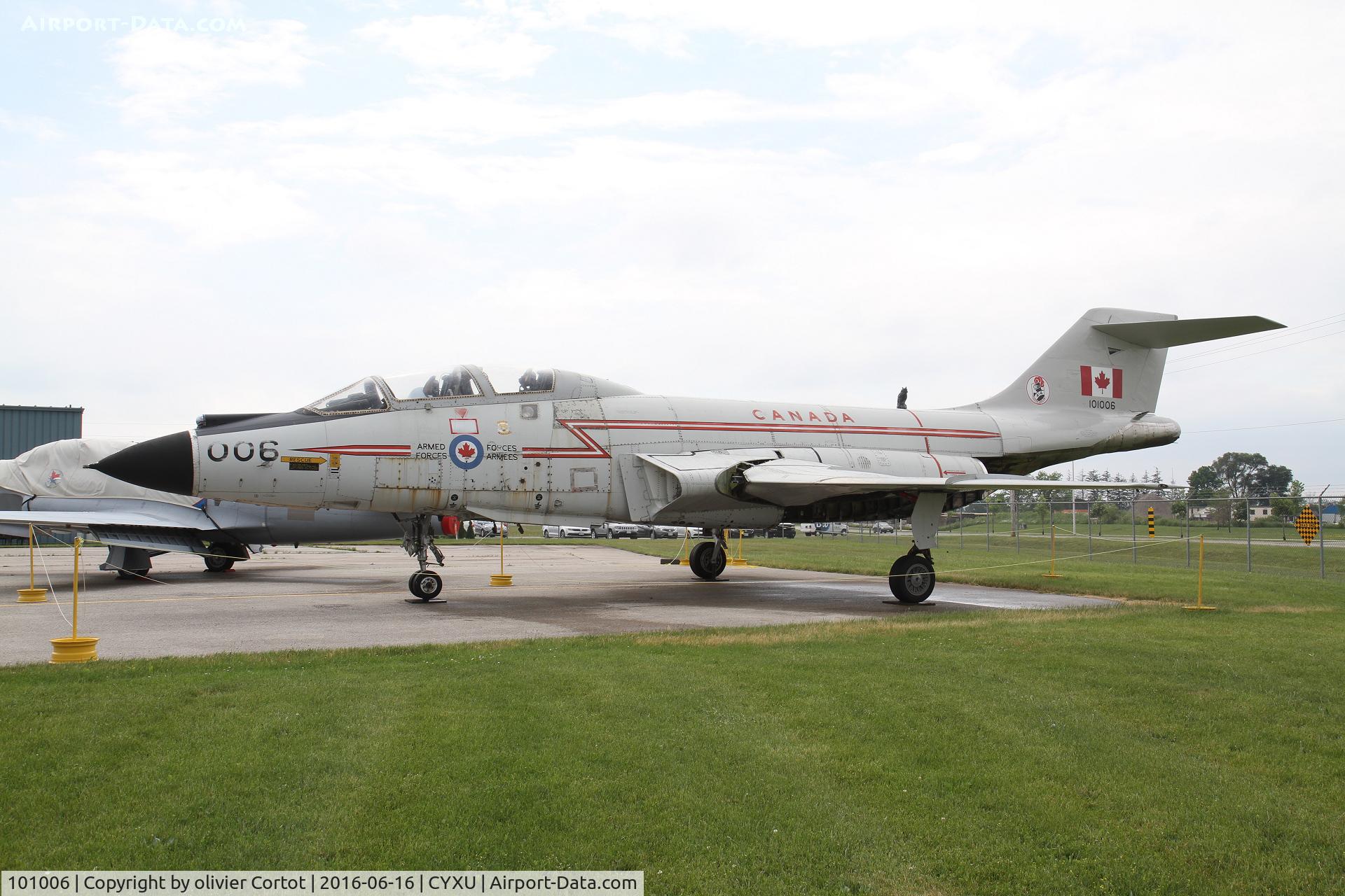 101006, 1956 McDonnell CF-101F Voodoo C/N 420, was the last flying CF-101B of the CAF