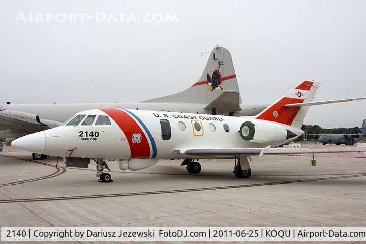 2140, 1982 Dassault HU-25A Guardian C/N 467, HU-25C Guardian 2140 from CGAS Cape Cod, MA