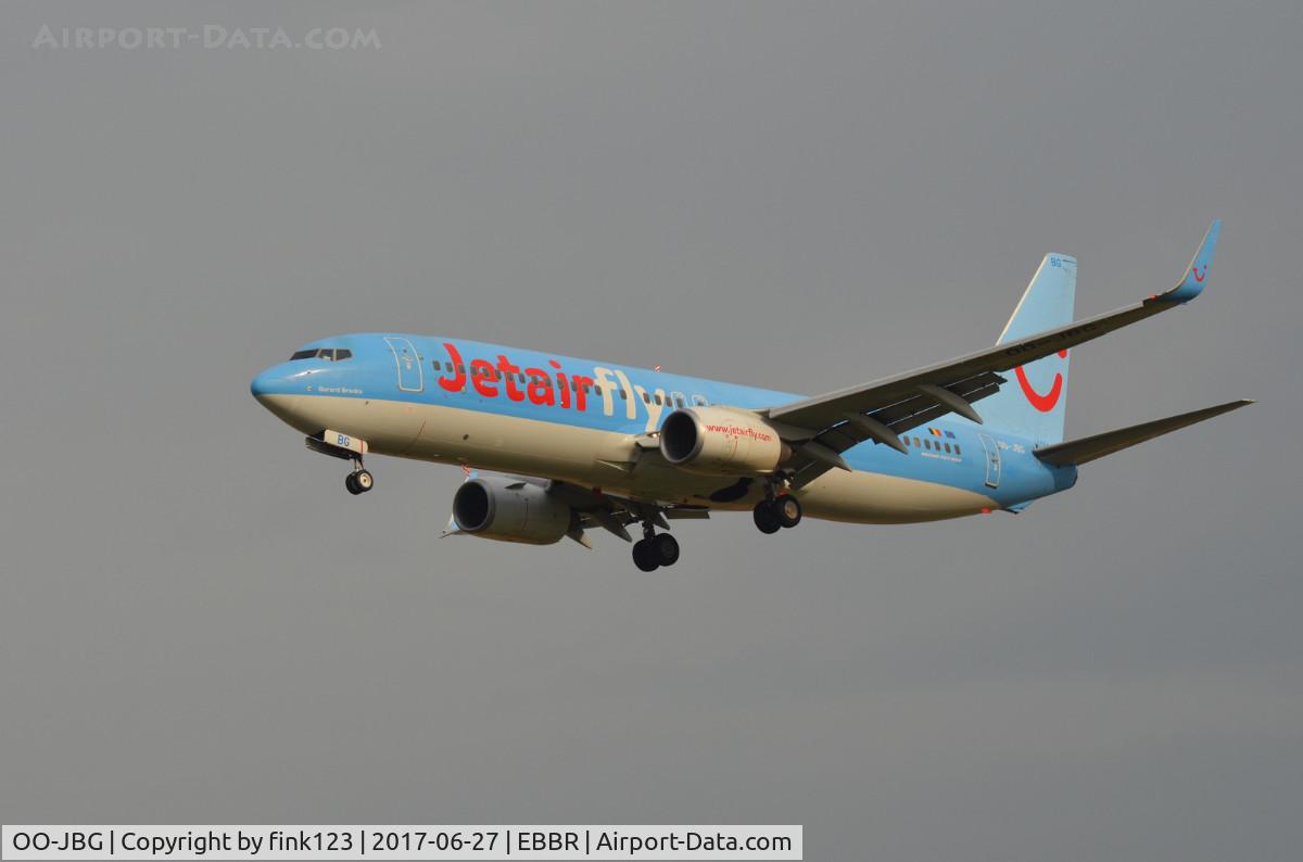 OO-JBG, 2008 Boeing 737-8K5 C/N 35142, TUI BELGIUM 737