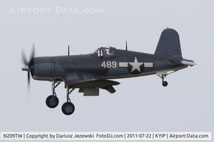 N209TW, Goodyear FG-1D Corsair C/N 3750, Goodyear FG-1D Corsair CN 92489 NX209TW