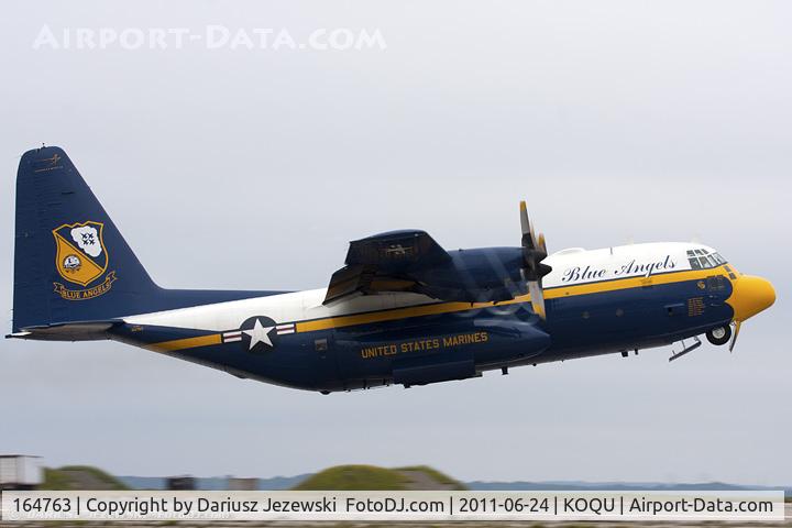 164763, 1992 Lockheed C-130T Hercules C/N 382-5258, C-130T Hercules 164763 Fat Albert from Blue Angels Demo Team NAS Pensacola, FL
