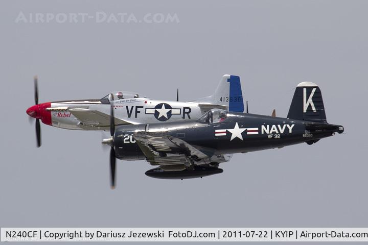 N240CF, 1945 Vought F4U-4 Corsair C/N 9513, Chance Vought F4U-4 Corsair C/N 9513, NX240CF