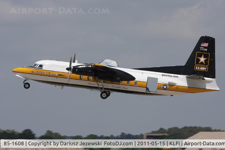 85-1608, 1984 Fokker C-31A (F27-400M) Troopship C/N 10668, C-31A Troopship (F-27-400M) 85-1608 from USAR