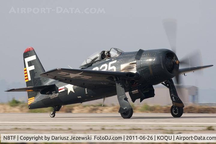 N8TF, 1948 Grumman F8F-2 (G58) Bearcat C/N D.1190, Grumman F8F-2 CN 122637, NX8TF